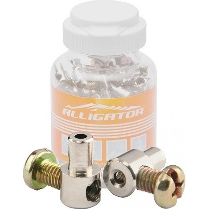 Болт-наконечник LY-IPB02 Alligator троса STELS, латунный 310010