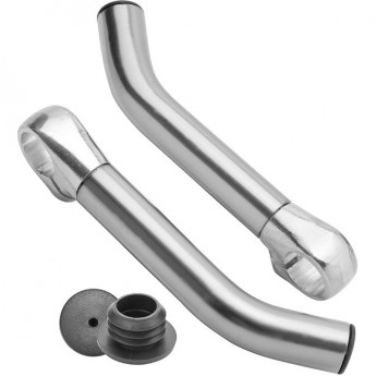 Рога на руль BLF-C2 алюминиевые серебристые Рога на руль BLF-C2 алюминиевые серебристые