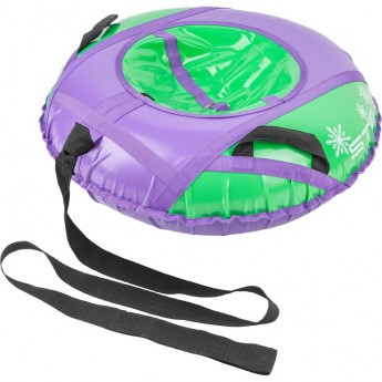 Санки надувные STELS D110см, салатово-фиолетовые