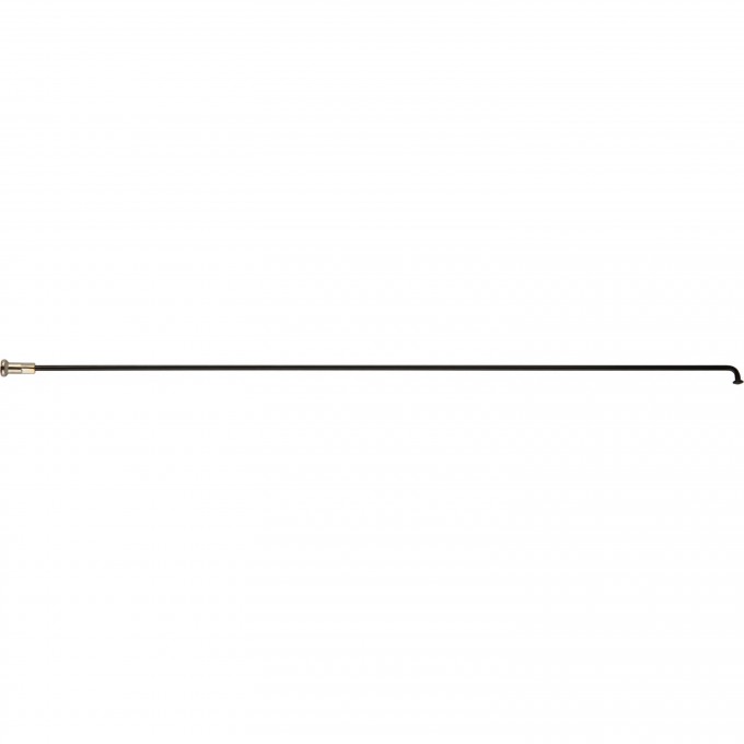 Спица с латунным ниппелем 233 мм, стальная чёрная 490093