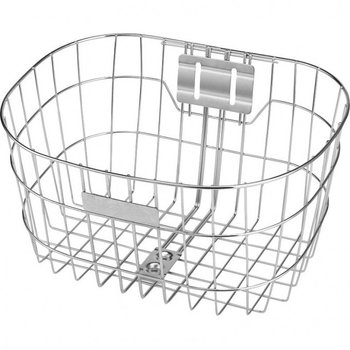 Велокорзина ST-812 28" хромированная 270031