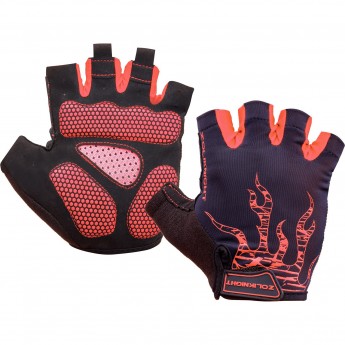 Велоперчатки ZL2313 чёрно-красные, размер: XXL